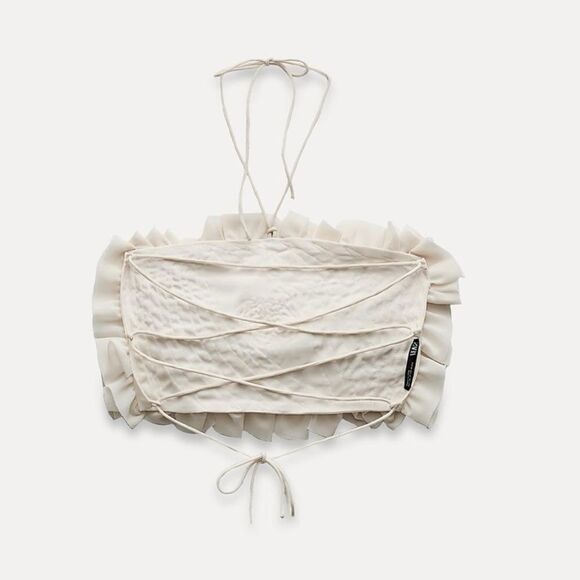 Zara floral bandeau top - Picture 11 of 11